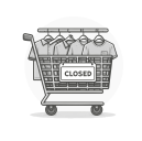 closed cart